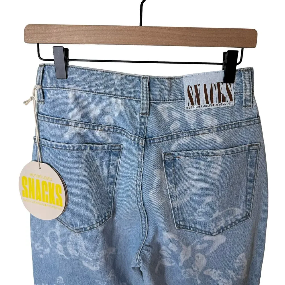 MOTHER SNACKS High Waisted Twizzy Skimp Bread & Butterfly Jeans Size 26 NWT - Picture 7 of 16